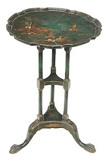 Chippendale Style Chinoiserie Side Table