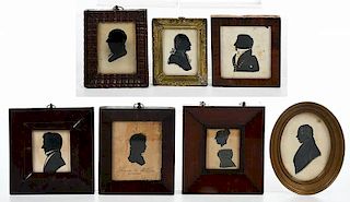Seven Silhouette Portraits