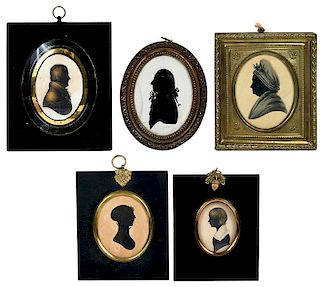 Five English Silhouettes