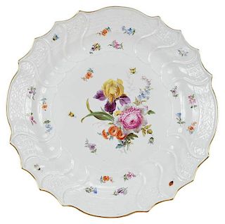 Meissen Hand Painted  Porcelain Charger