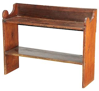 American Country Pine Bucket Bench