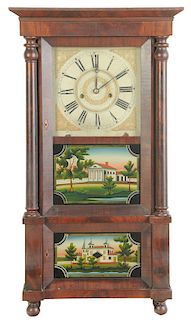 Forestville Verre Églomisé Mantle Clock