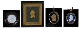 Four George Washington Framed Profile Portraits