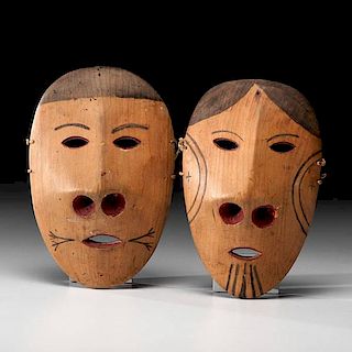 Yupik Eskimo Polychrome Masks 