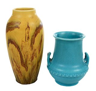 Two Rookwood Matte Glazed Vases
