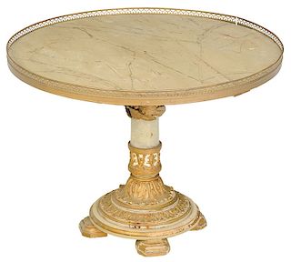 Italian Neoclassical Style Faux Painted Table
