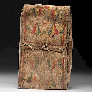 Blackfoot Buffalo Hide Parfleche Envelope From the US Children's Museum on the 19th Century  