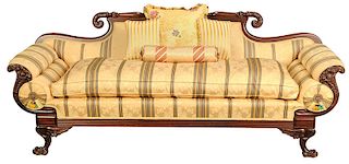 Classical Style Mahogany Sofa