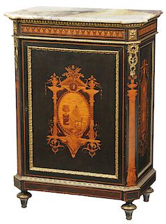 Fine Aesthetic Movement Inlaid Cabinet