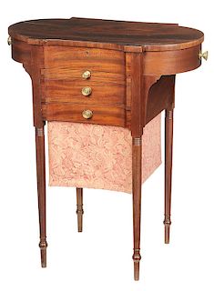 Fine American Federal Sewing Table