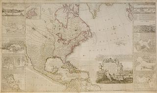 William and Cluer Dicey - Map of North America