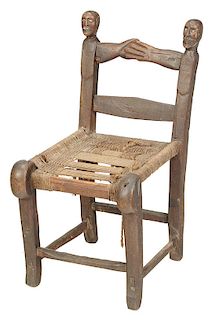 Rare and Important American Folk Art Chair