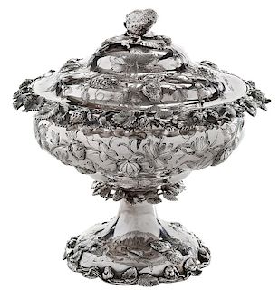 Coin Silver Lidded Urn