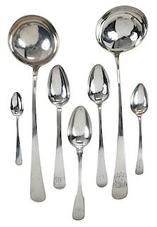 13 Boehme Sterling/Coin Silver Flatware