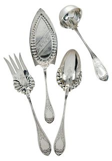 Four Silver Serving Pieces Raleigh