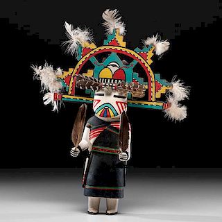 Jimmy Kewanwytewa (Hopi, 1889-1966) Attributed Polik Mana Katsina Doll 