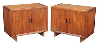 Pair Frank Lloyd Wright Designed Cabinets
