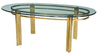Mastercraft Glass Top Dining Table