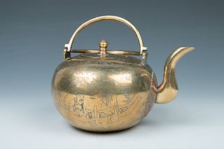 BRONZE POT, LATE QING DYNASTY
