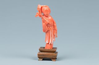 CORAL FIGURE CARVING	