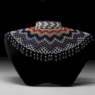 Southwestern Beaded Collar From the US Children's Museum on the 19th Century  