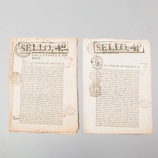 Pinzón, Manuel. Escrituras de Préstamo Solicitado por el Virrey de la Nueva España. 1816.