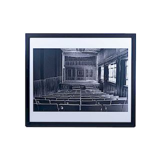 Lina (México, siglo XX) Teatro. Fotografía en papel metálico, 2/3 Enmarcada. Con certificado. 36 x 55 cm