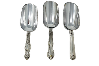 Three Sterling Silver  Scoops