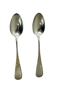  Whiting Sterling Silver Teaspoons  Pattern