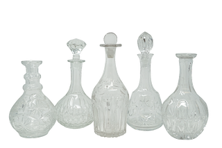  Crystal Decanters