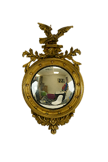 Federal Girandole  Carved Mirror