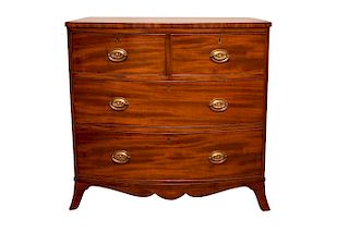 Federal Bowfront Chest  Drawers