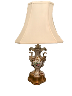   Dresden Style Porcelain Lamps