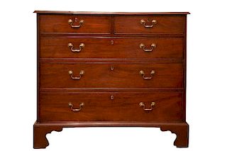 Federal Mahogany Chest  Drawers