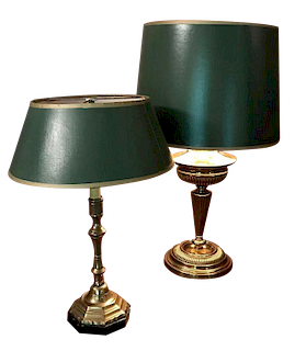  Brass Bouillotte Lamps