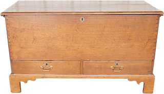 American Chippendale Style Blanket Chest  Cedar 