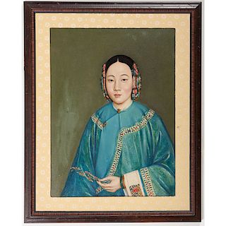Late Qing Portrait of a Woman