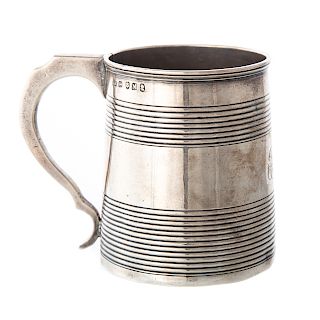 George III silver mug