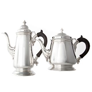 1751 Reproduction sterling coffee pot & teapot