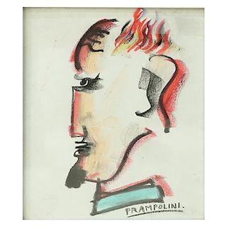 Enrico Prampolini Chalk Drawing