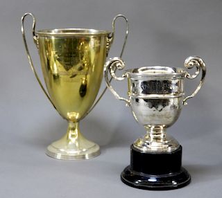 2 English Sterling Silver Horse Trophies