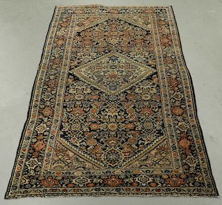 C.1910 Antique Persian Fereghan Carpet Rug