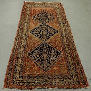 Oriental Persian Tribal Wool Carpet Rug Runner