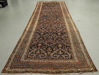 Antique Persian Fereghan Sarouk Carpet Rug Runner