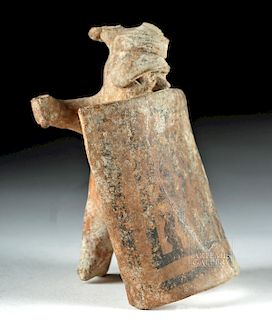 Colima Pottery Standing Warrior w/ Shield