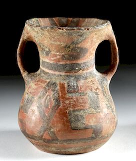 Tiahuanaco Polychrome Vase w/ Geometric Motifs