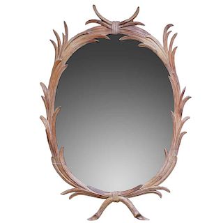 Carved English Mirror