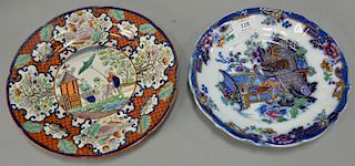Twelve plates to include six Oriental design and six English Ironstone. dia. 8 1/2'' - 9 1/2'' 
Provenance: Estate of Kenneth Jay Lane