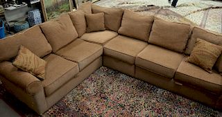 Ethan Allen four section sofa. 98" x 120"