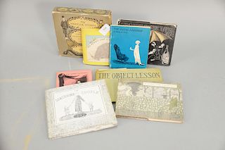 Group of eight Edward Gorey books, The Vinegar works three volume set, The Loathsome Couple, The Broken Spoke, The Object - Lesson, ...